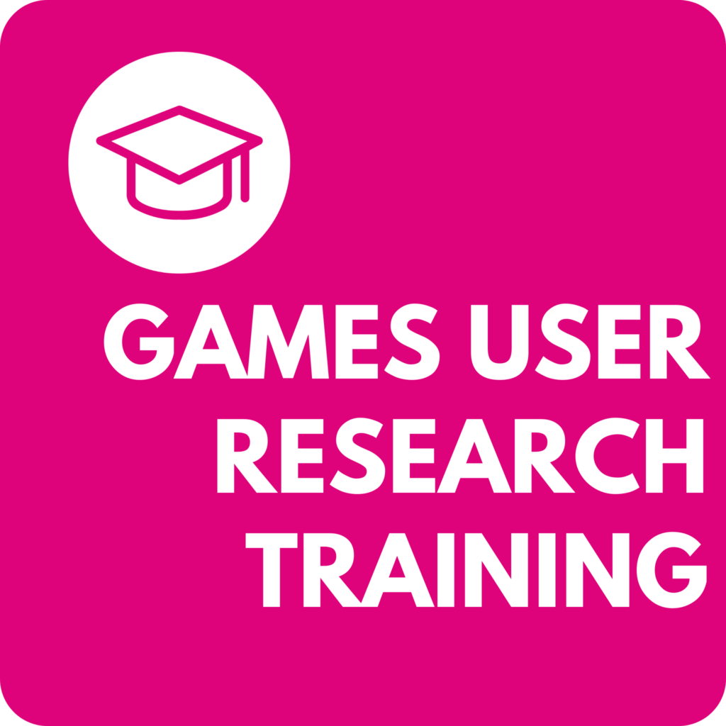Games User Research Training