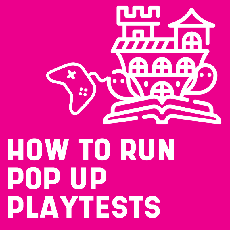 Learn ways to run pop up playtests for games user research