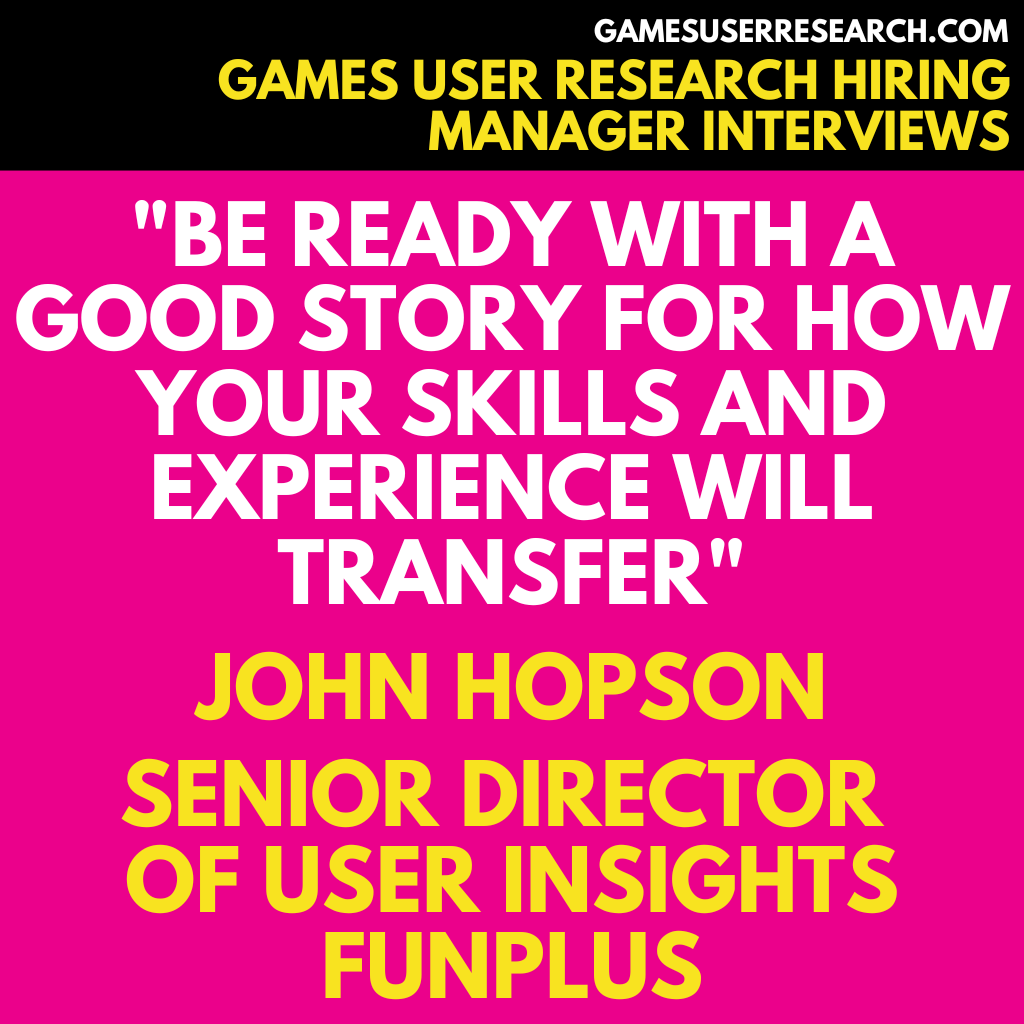 John Hopson
Senior Director of User Insights
Funplus