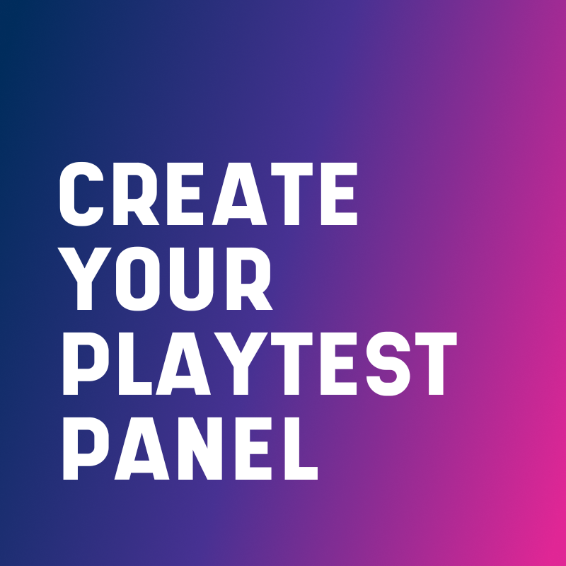Create your playtest panel